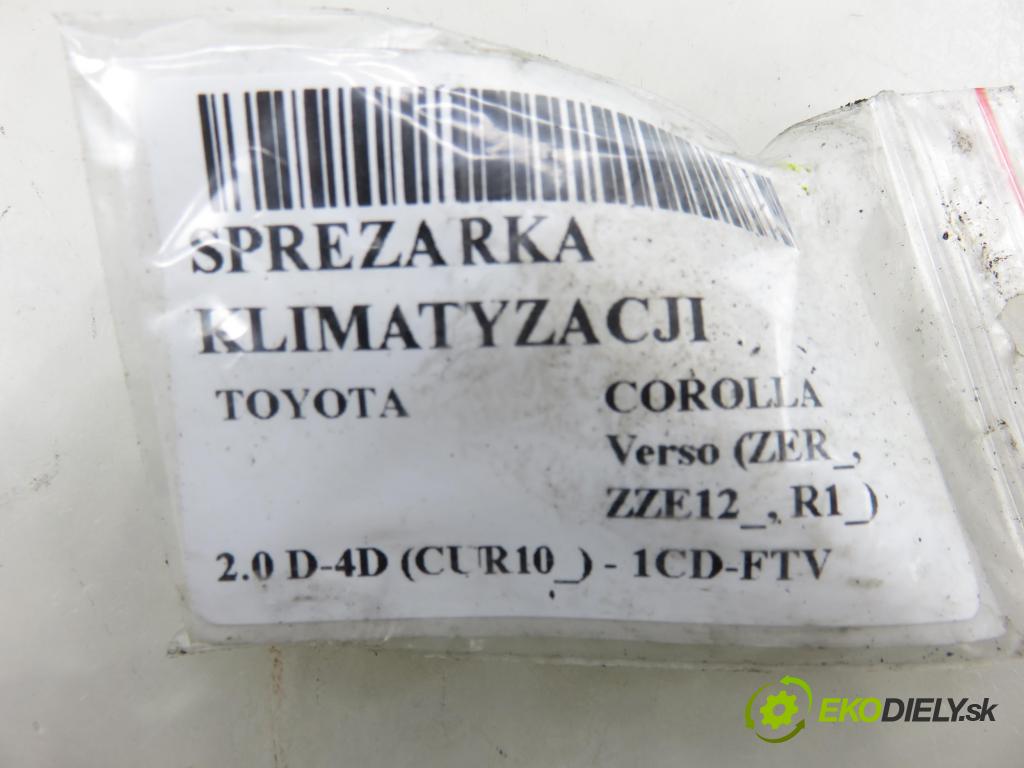 TOYOTA COROLLA Verso (ZER_, ZZE12_, R1_) VAN 2004 85,00 2.0 D-4D (CUR10_) - 1CD-FTV 1995,00 KOMPRESOR: klimatizácie 4472600190 (Kompresor klimatizácie)