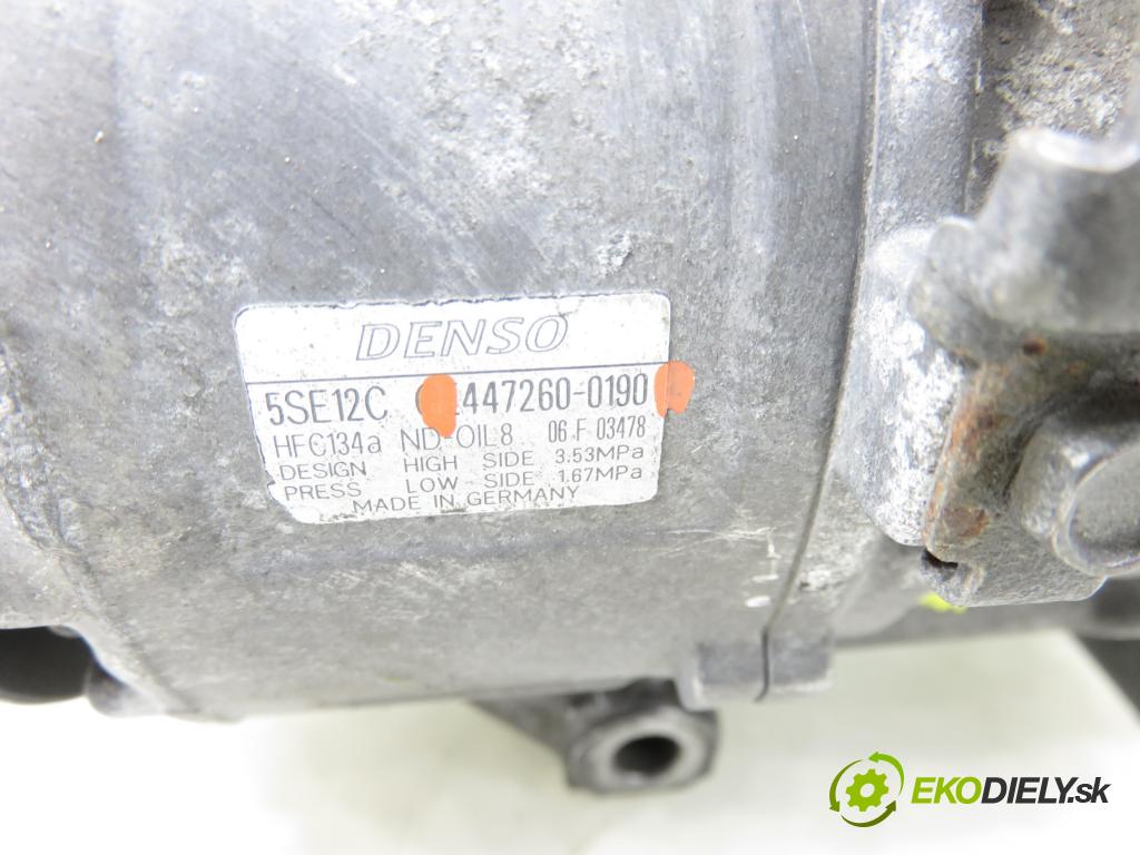 TOYOTA COROLLA Verso (ZER_, ZZE12_, R1_) VAN 2004 85,00 2.0 D-4D (CUR10_) - 1CD-FTV 1995,00 KOMPRESOR: klimatizácie 4472600190 (Kompresor klimatizácie)
