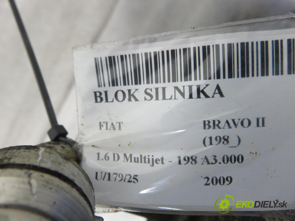 FIAT BRAVO II (198_) HB 2009 77,00 1.6 D Multijet - 198 A3.000 1598,00 blok Motor 198A3000 (Blok motora)