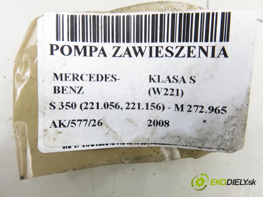 MERCEDES-BENZ KLASA S (W221) SEDAN 2008 200,00 S 350 (221.056, 221.156) - M 272.965 3498,00 Pumpa nápravy 2213201704