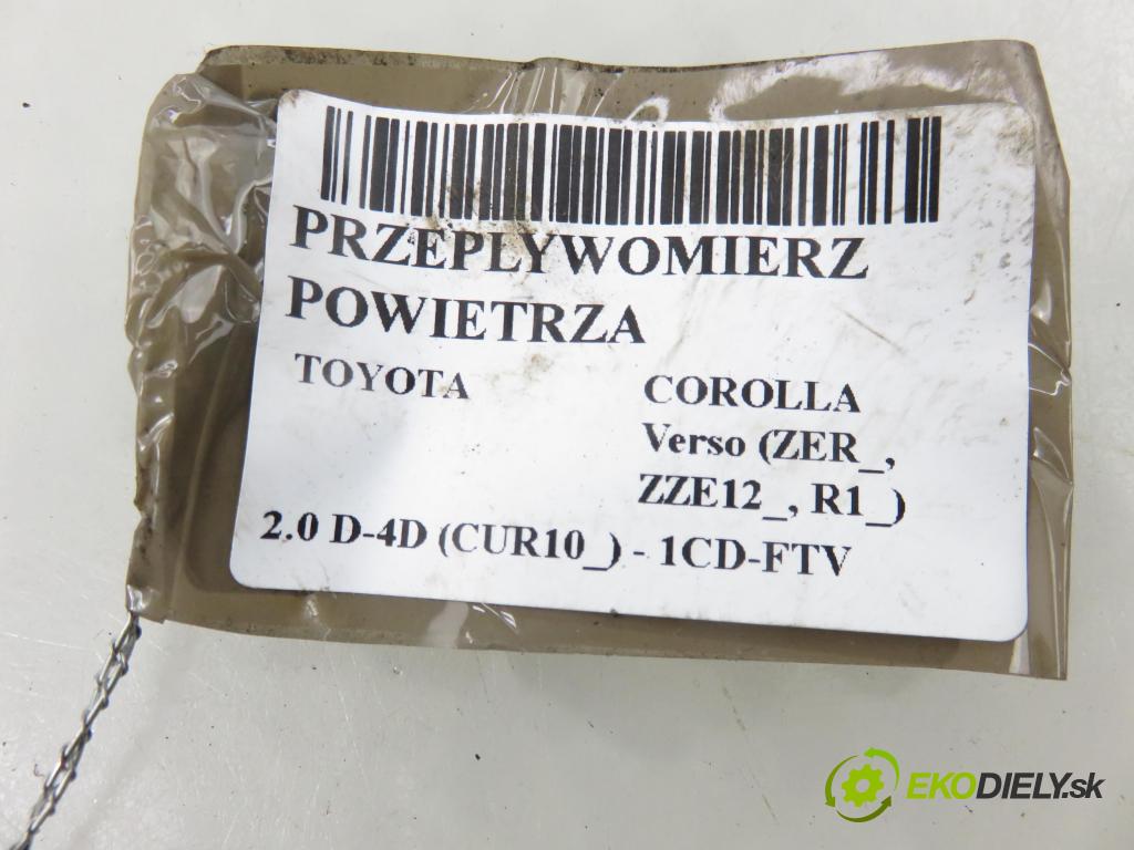 TOYOTA COROLLA Verso (ZER_, ZZE12_, R1_) VAN 2004 85,00 2.0 D-4D (CUR10_) - 1CD-FTV 1995,00 váha vzduchu vzduchu 2220427010 ; AFH70M28