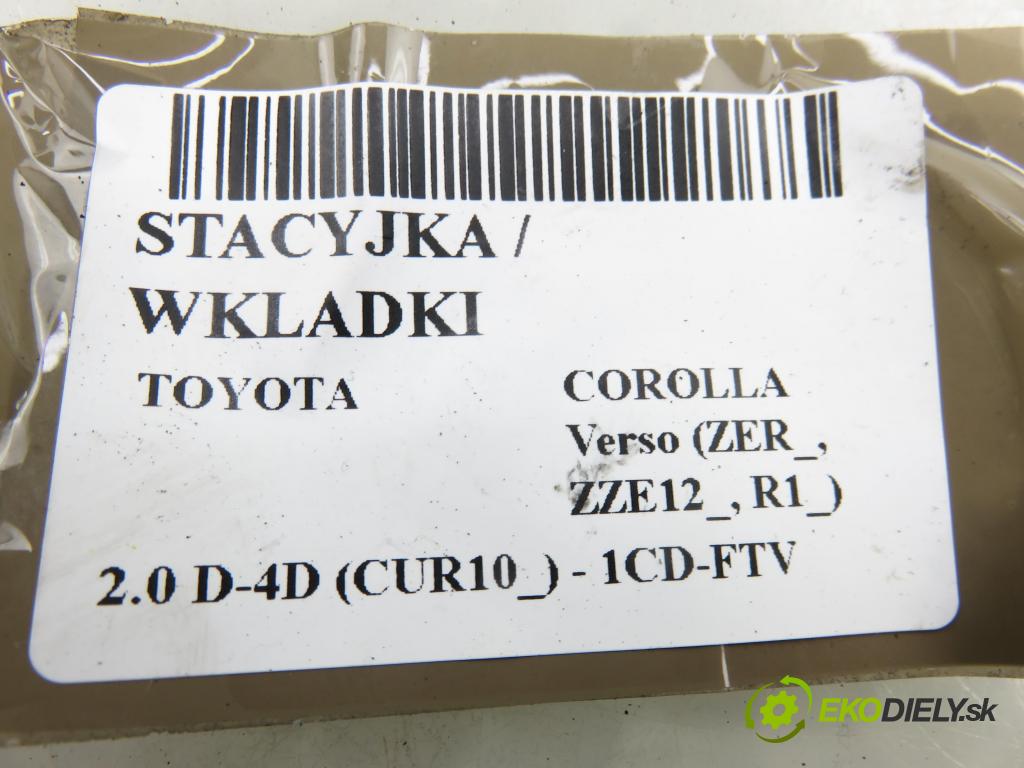 TOYOTA COROLLA Verso (ZER_, ZZE12_, R1_) VAN 2004 85,00 2.0 D-4D (CUR10_) - 1CD-FTV 1995,00 spinačka / zámky 626399000