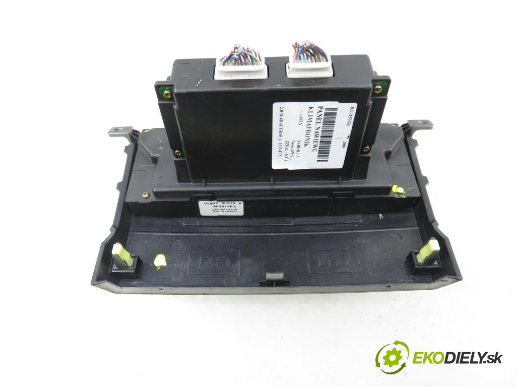 TOYOTA COROLLA Verso (ZER_, ZZE12_, R1_) VAN 2004 85,00 2.0 D-4D (CUR10_) - 1CD-FTV 1995,00 Panel kúrenia KLIMATRONIK 559000F030