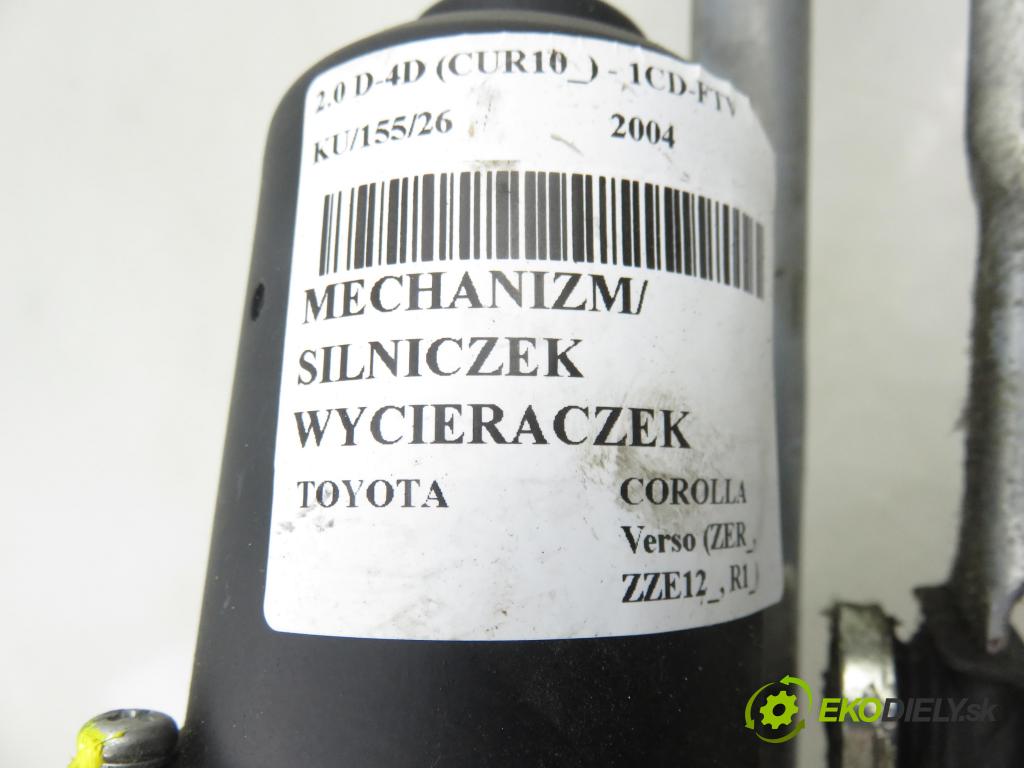 TOYOTA COROLLA Verso (ZER_, ZZE12_, R1_) VAN 2004 85,00 2.0 D-4D (CUR10_) - 1CD-FTV 1995,00 Motorček stieračov 851100F020