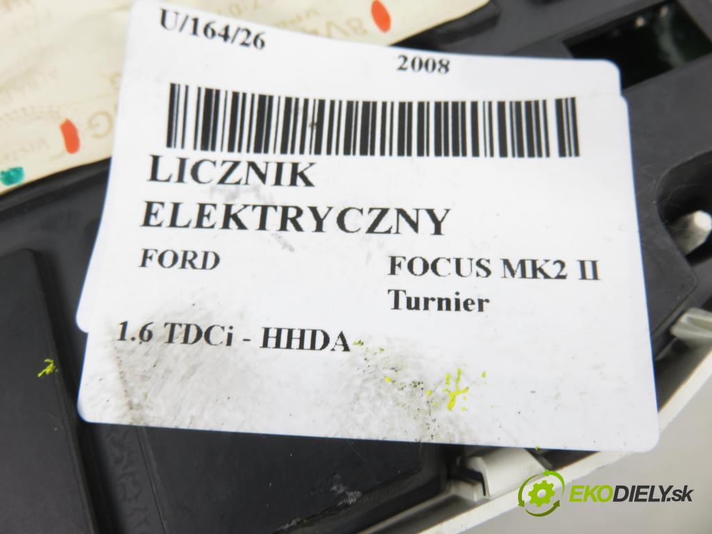 FORD FOCUS II Turnier (DA_, FFS, DS) KOMBI 2008 66,00 1.6 TDCI 90 1560,00 Prístrojovka elektrický 8V4T10849GG
