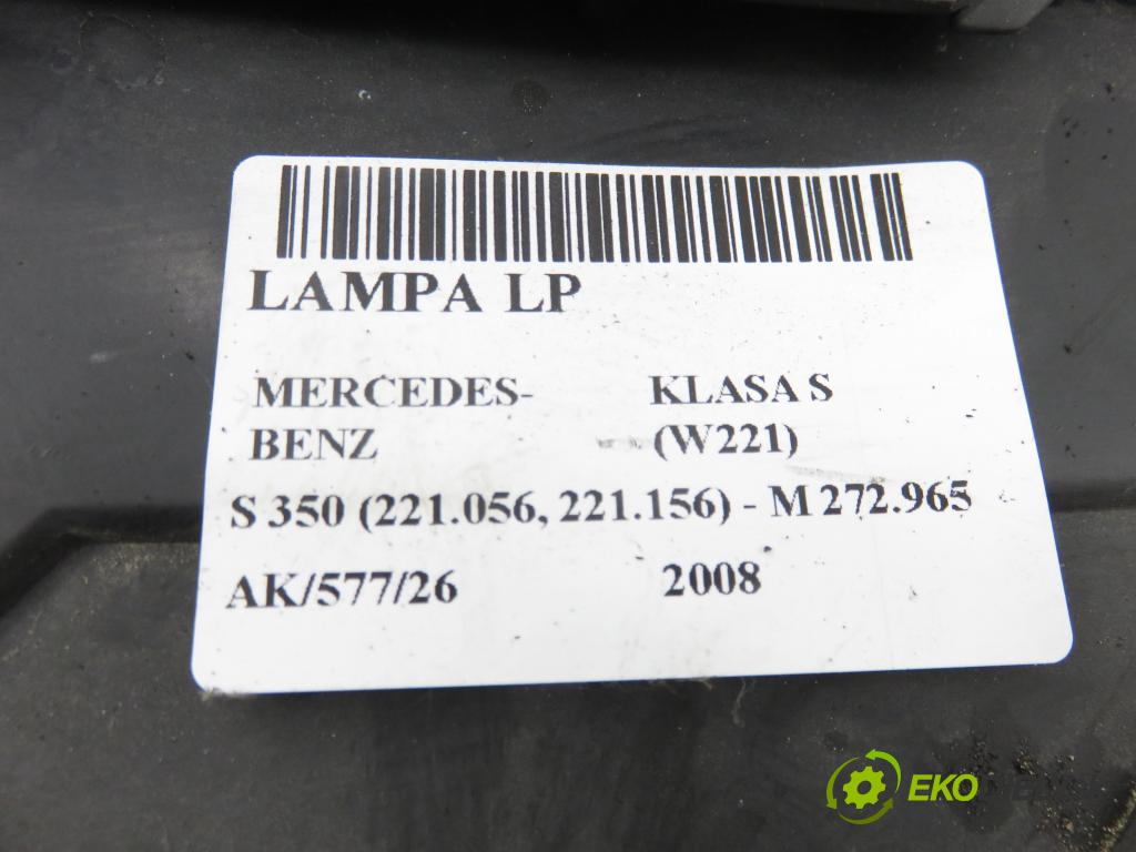 MERCEDES-BENZ KLASA S (W221) SEDAN 2008 200,00 S 350 (221.056, 221.156) - M 272.965 3498,00 Svetlo LP