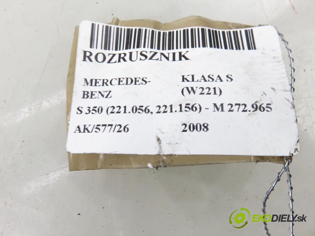MERCEDES-BENZ KLASA S (W221) SEDAN 2008 200,00 S 350 (221.056, 221.156) - M 272.965 3498,00 Štartér 0061516001 ; 0001107459 ; 0001107460 (Štartér)