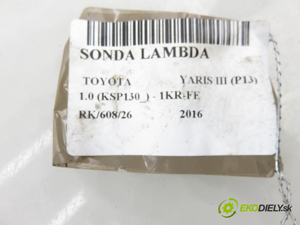 TOYOTA YARIS (_P13_) HB 2016 51,00 1.0 (KSP130_) 69 - 1KR-FE 998,00 sonda lambda 0258030169 (Lambda sonda)