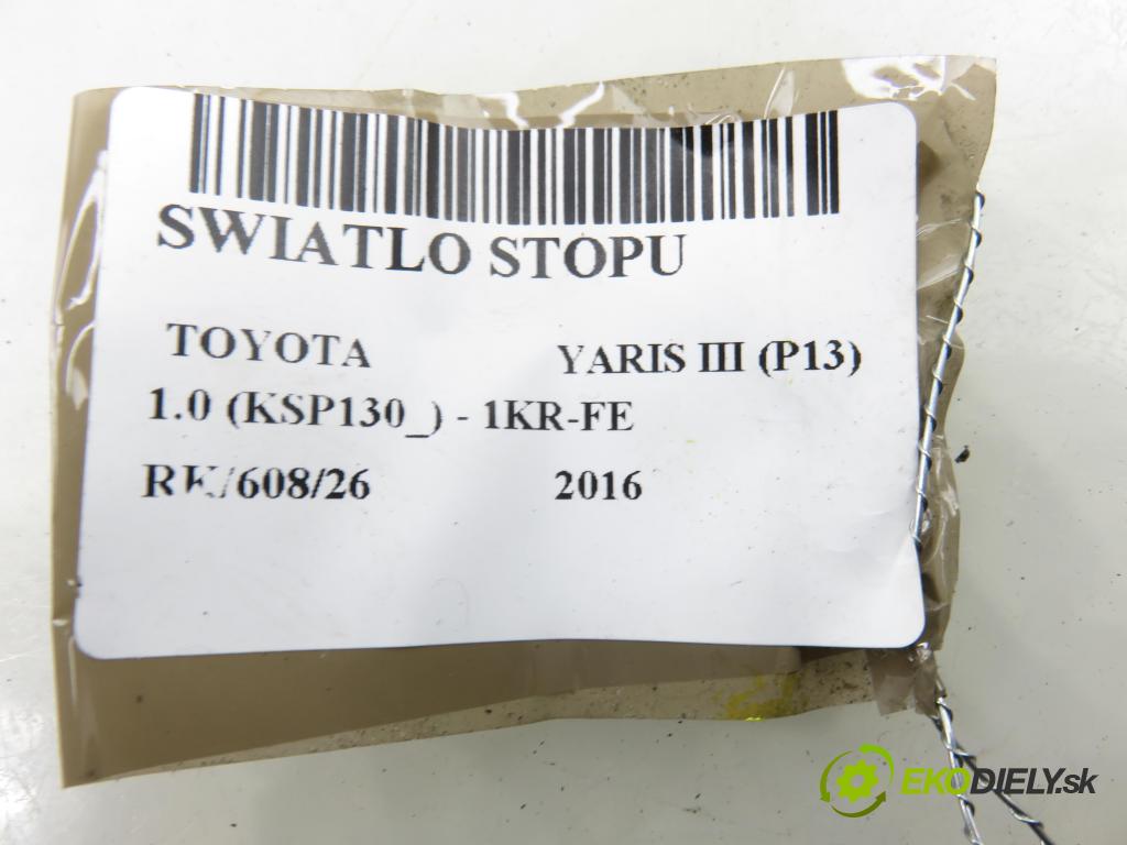 TOYOTA YARIS (_P13_) HB 2016 51,00 1.0 (KSP130_) 69 - 1KR-FE 998,00 svetlo bŕzd 815700D151