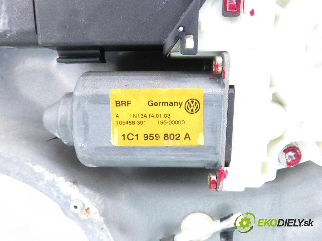 VW GOLF IV (1J1) HB 2003 74,00 1.9 TDI PD 101 - AXR 1896,00 Mechanizmus okien 3D 1J3837730AE ; 1C1959802A