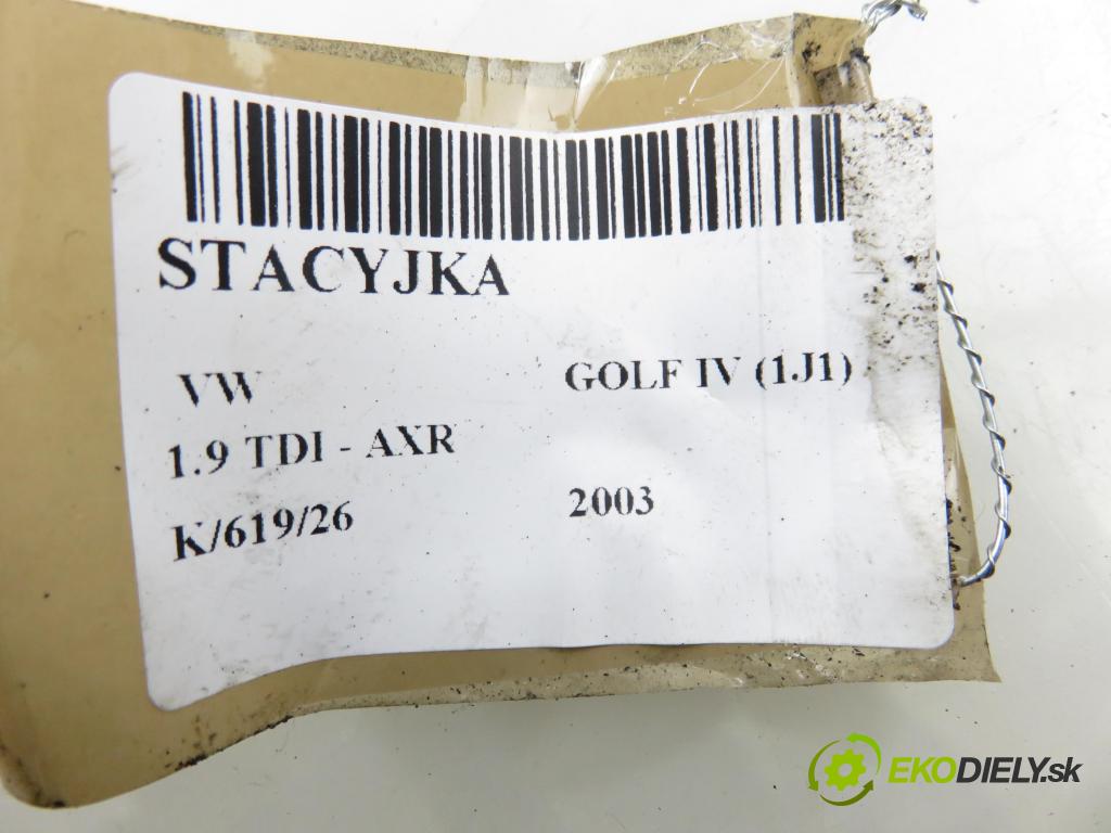 VW GOLF IV (1J1) HB 2003 74,00 1.9 TDI PD 101 - AXR 1896,00 spinačka 4B0905851C (Spínacia skrinka)