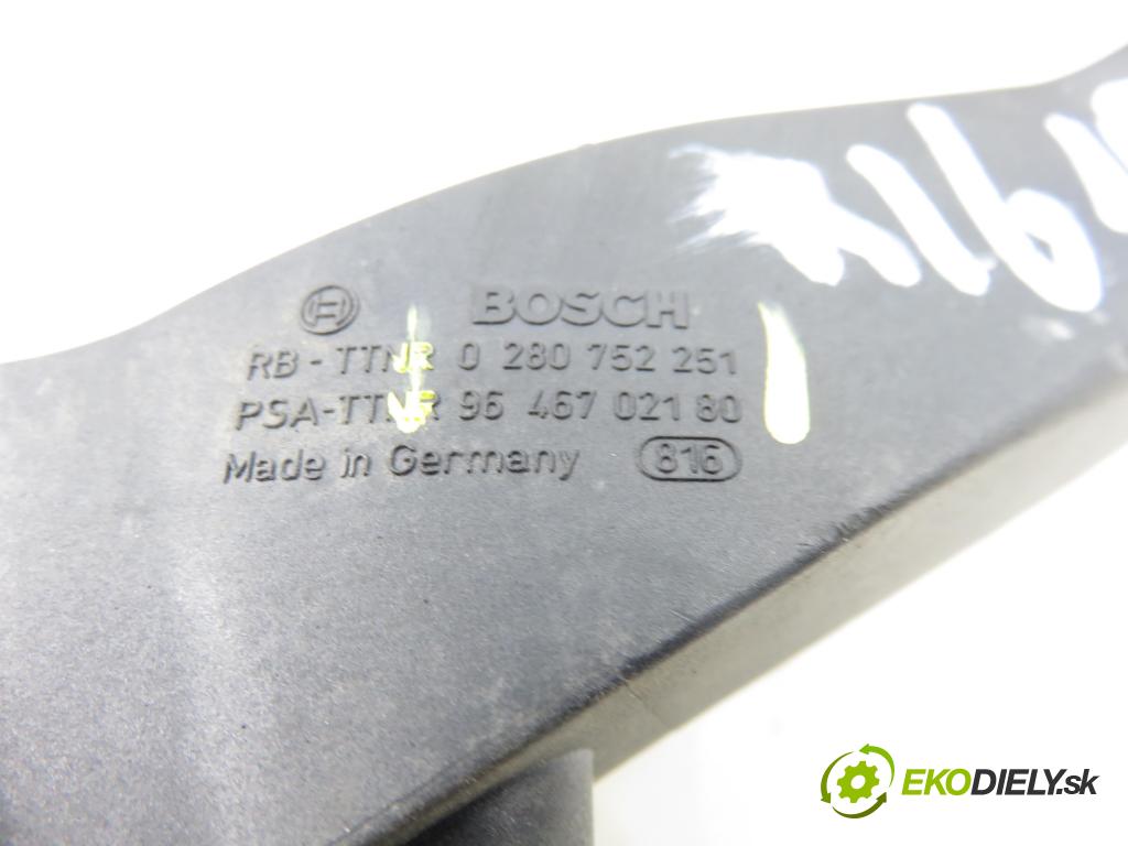 CITROEN C3 I (FC_) HB 2005 50,00 1.4 HDi - 8HZ (DV4TD) 1398,00 Potenciometer plynu 0260752251 ; 9646702180 ; F00C3E2429 (Potenciometer plynového pedálu)