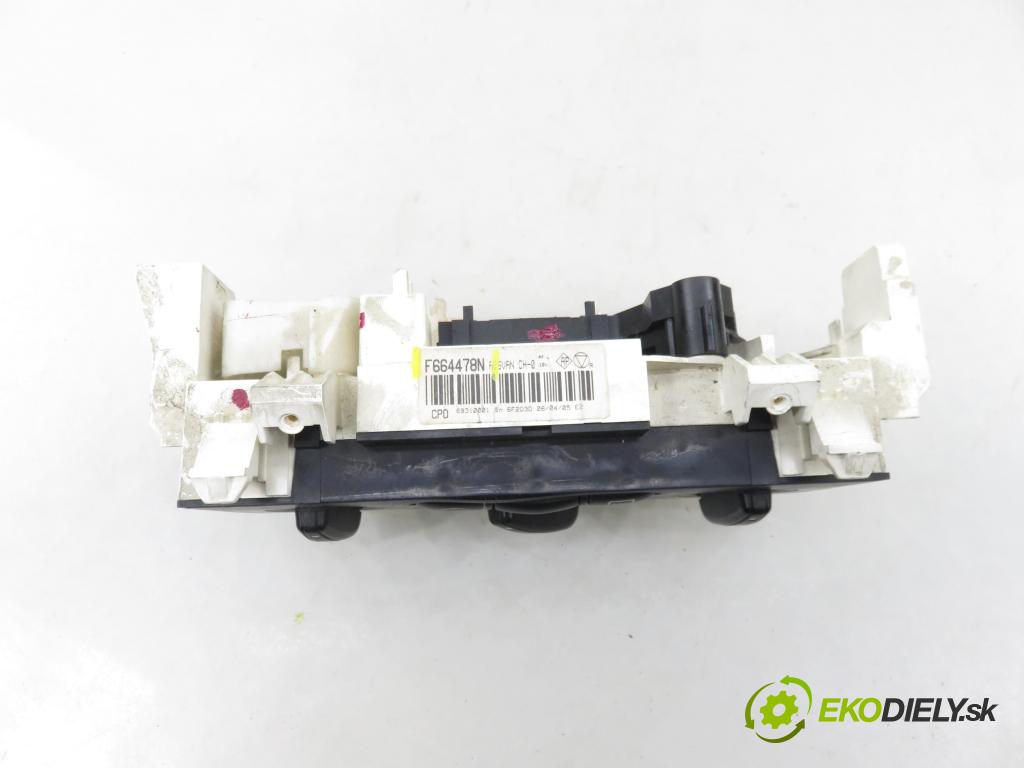 CITROEN C3 I (FC_) HB 2005 50,00 1.4 HDi - 8HZ (DV4TD) 1398,00 Panel kúrenia KLIMATIZACE: F664478N