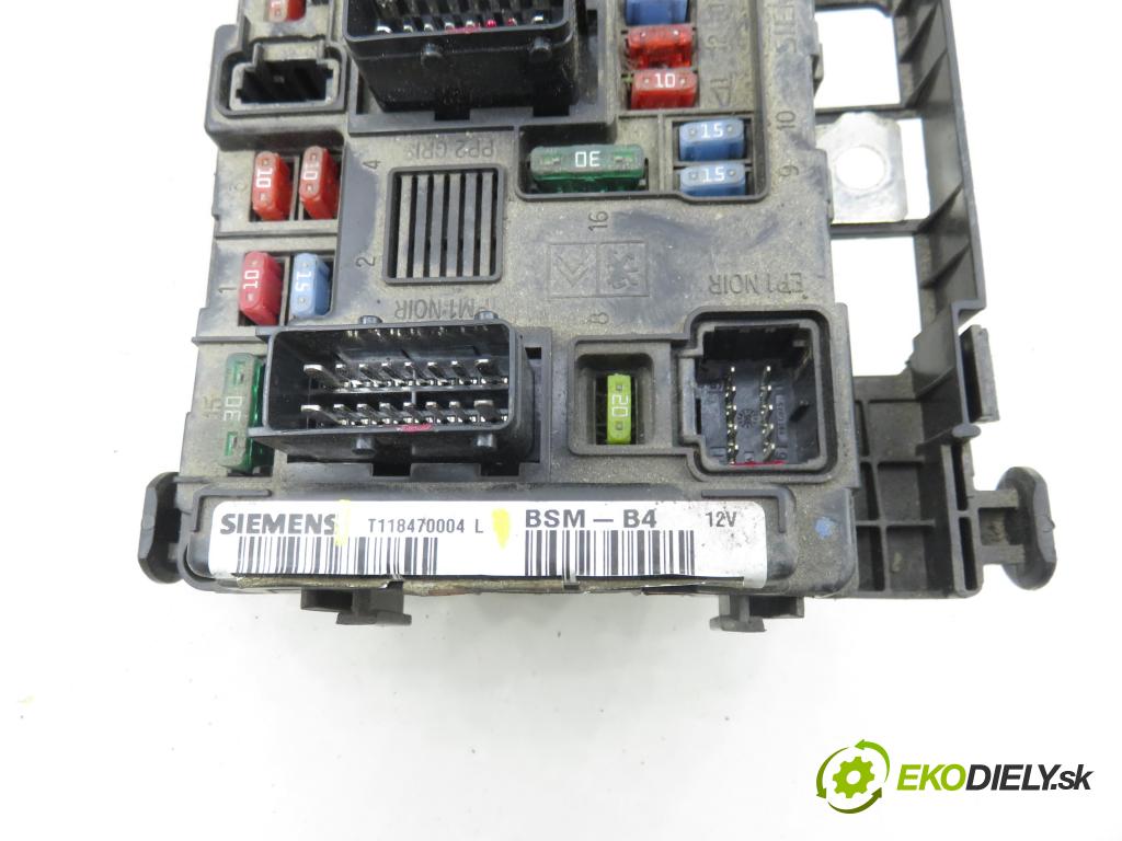 CITROEN C3 I (FC_) HB 2005 50,00 1.4 HDi - 8HZ (DV4TD) 1398,00 MODUL BSM T118470004L ; 9650618380