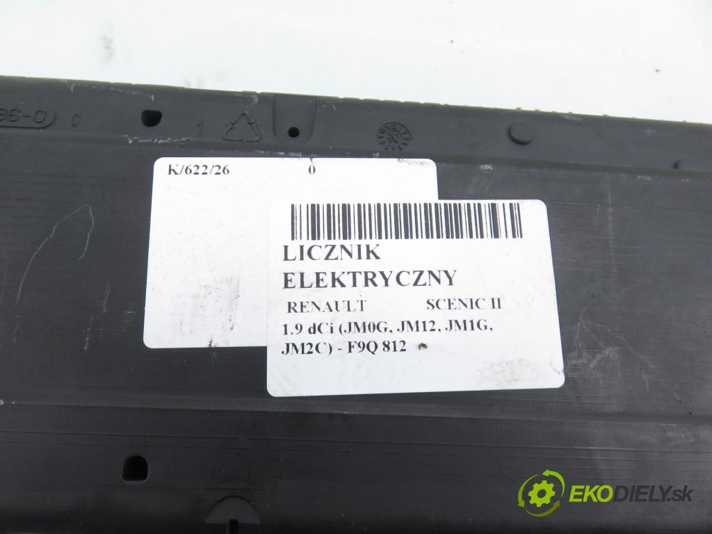 RENAULT SCENIC II (JM0/1_) MINIVAN 2003 88,00 1.9 dCi 120 - F9Q 812 1870,00 Prístrojovka elektrický 8200451505A ; P8200451505A