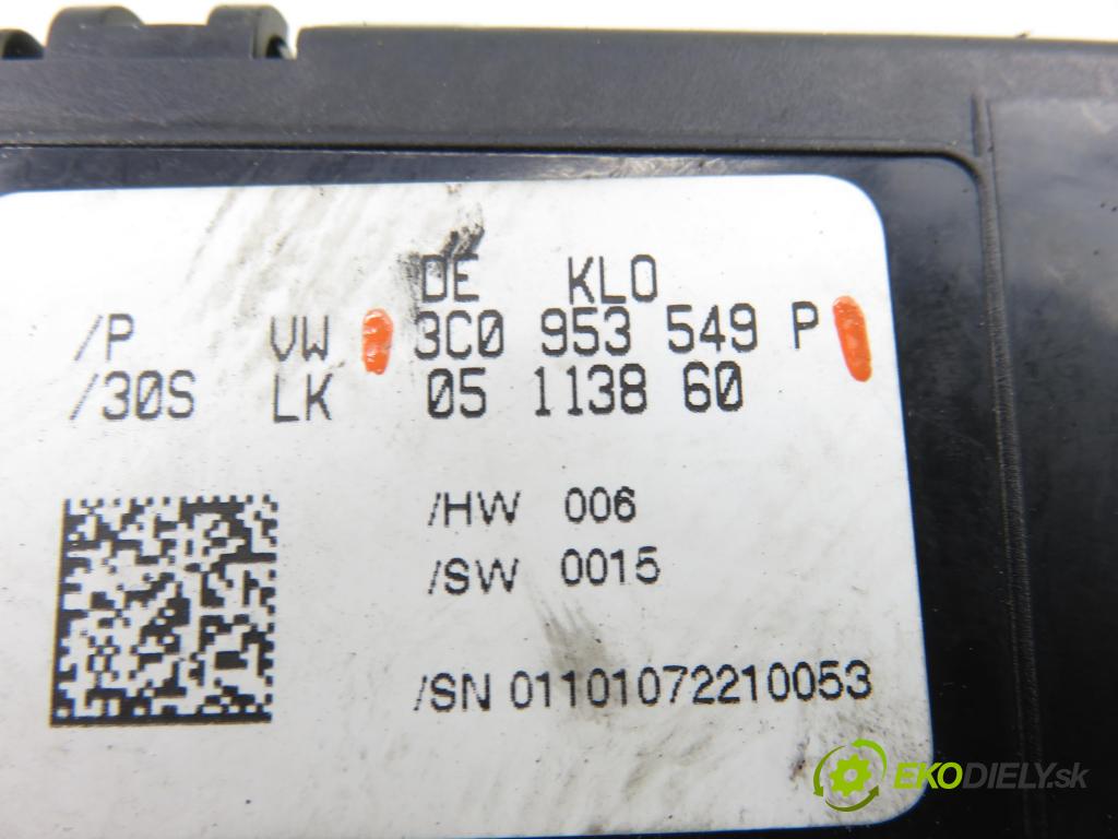 VW PASSAT B6 Variant (3C5) KOMBI 2005 77,00 1.9 TDI - BKC 1896,00 Snímač KATA ABSTRAKTNÍ: 3C0953549P