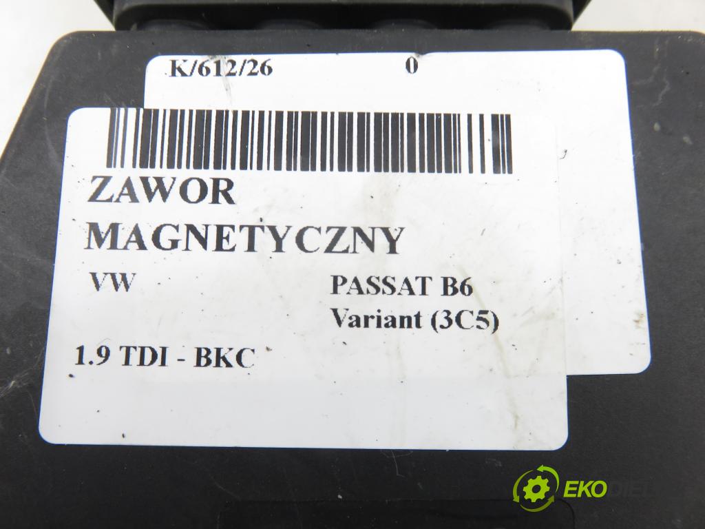 VW PASSAT B6 Variant (3C5) KOMBI 2005 77,00 1.9 TDI - BKC 1896,00 VENTIL magnetický 3C0906625