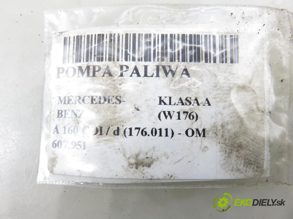 MERCEDES-BENZ KLASA A (W176) HB 2017 66,00 A 160 CDI / d (176.011) 90 - OM 607.951 1461,00 Pumpa paliva 2464701494