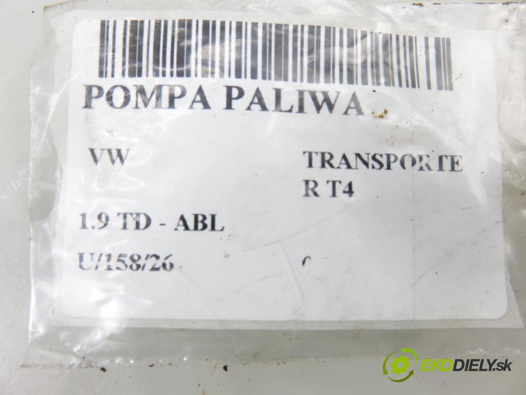 VW TRANSPORTER IV Autobus (70XB, 70XC, 7DB, 7DW, 7DK) BUS 2001 50,00 1.9 TD - ABL 1896,00 senzor hladiny paliva 7D0919183