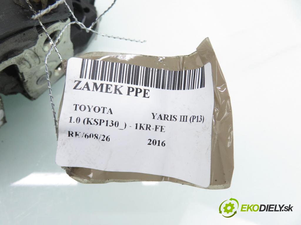 TOYOTA YARIS (_P13_) HB 2016 51,00 1.0 (KSP130_) 69 - 1KR-FE 998,00 zámok