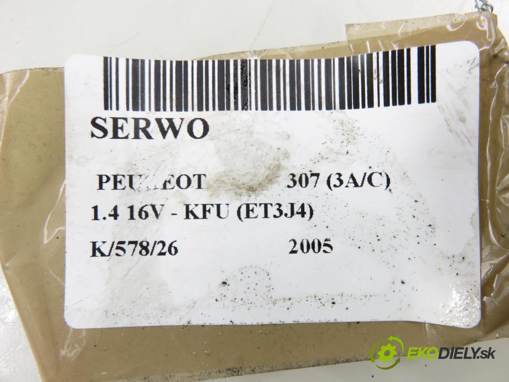 PEUGEOT 307 (3A/C) HB 2005 65,00 1.4 16V - KFU (ET3J4) 1360,00 Posilovač 9639662180 ; 0204024613 (Servočerpadlo)