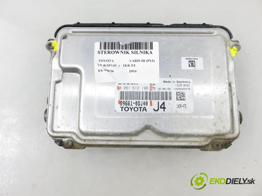 TOYOTA YARIS (_P13_) HB 2016 51,00 1.0 (KSP130_) 69 - 1KR-FE 998,00 Riadiaca jednotka Motor 0261S12198 ; 896610DJ40