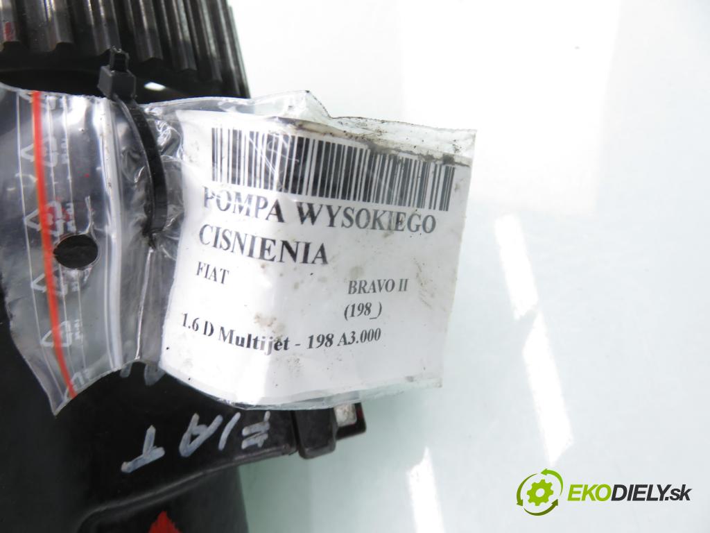 FIAT BRAVO II (198_) HB 2009 77,00 1.6 D Multijet - 198 A3.000 1598,00 Pumpa vysokého tlaku 0445010185 ; 55209062 ; 0928400680