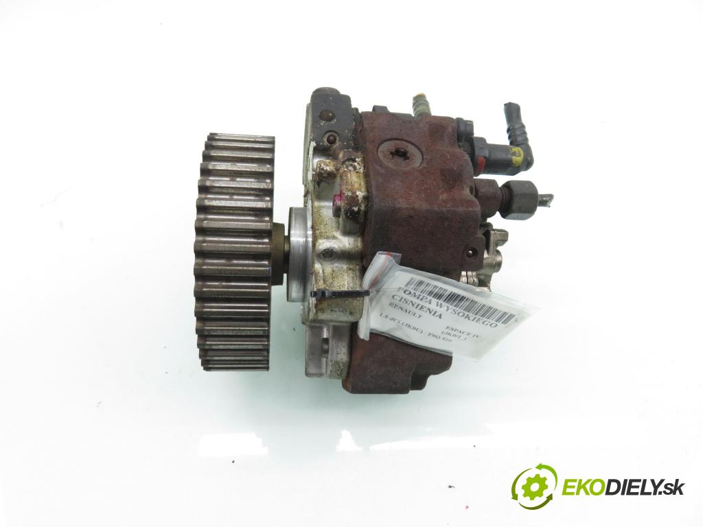 RENAULT ESPACE IV (JK0/1_) MINIVAN 2004 85,00 1.9 dCi 116 - F9Q 820 1870,00 Pumpa vysokého tlaku 0445010075 ; 8200108225 ; 0928400502