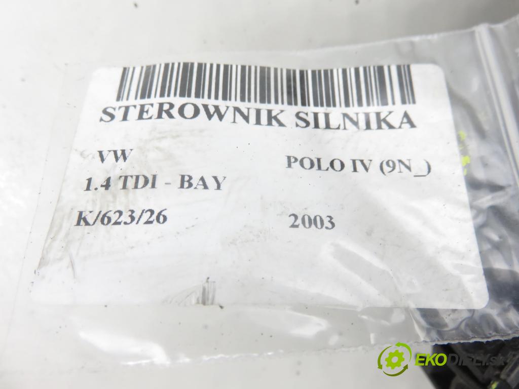 VW POLO (9N_) HB 2003 55,00 1.4 TDI - BAY 1422,00 Riadiaca jednotka Motor 0281011242 ; 045906019BH