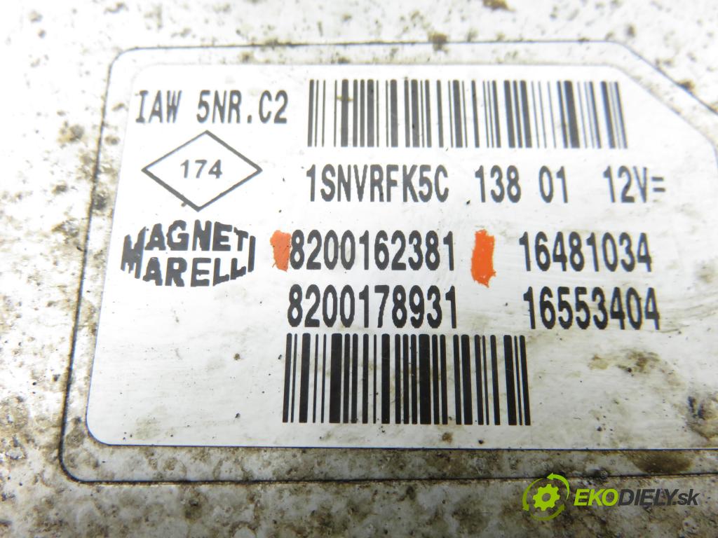 RENAULT CLIO II (BB_, CB_) HB 2002 55,00 1.2 16V (BB05, BB0W, BB11, BB27, BB2T, BB2U, BB2V, 1149,00 Riadiaca jednotka Motor 8200162381