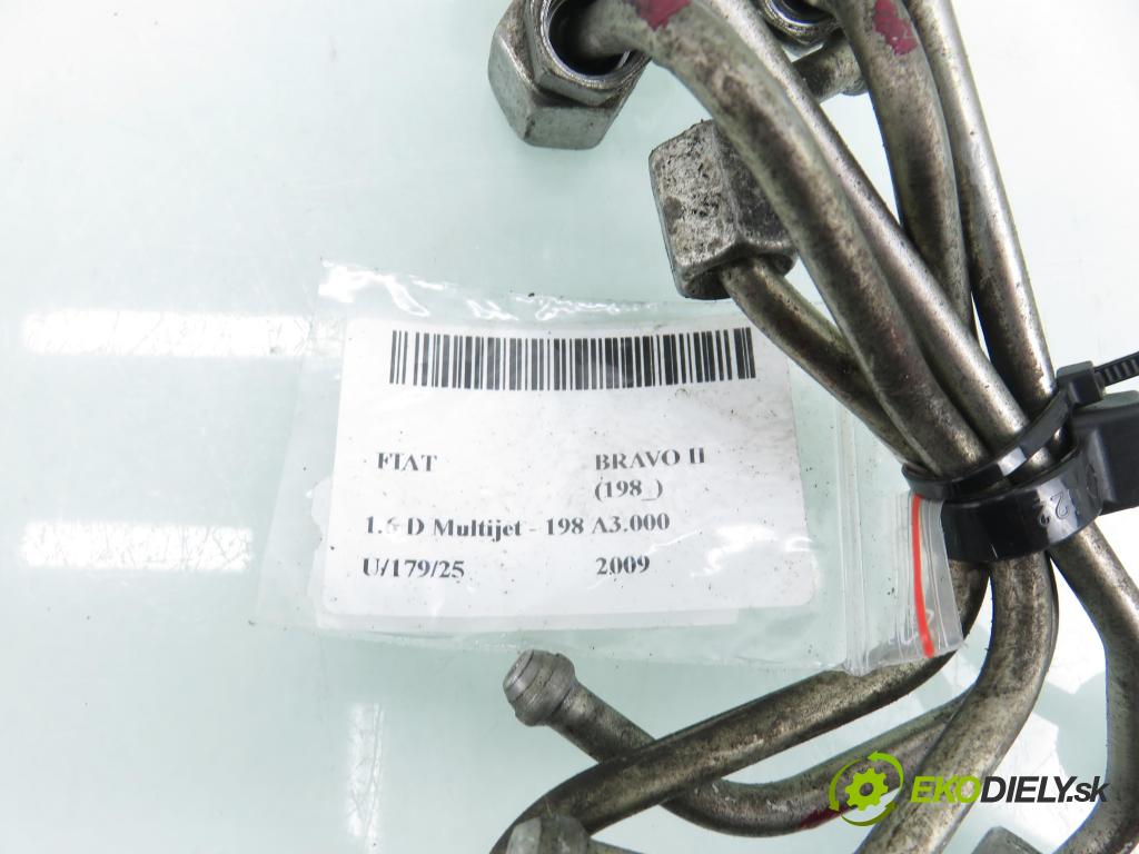 FIAT BRAVO II (198_) HB 2009 77,00 1.6 D Multijet - 198 A3.000 1598,00 rúrky VSTREKOVAČE: 55215834 ; 55215842 ; 55215831