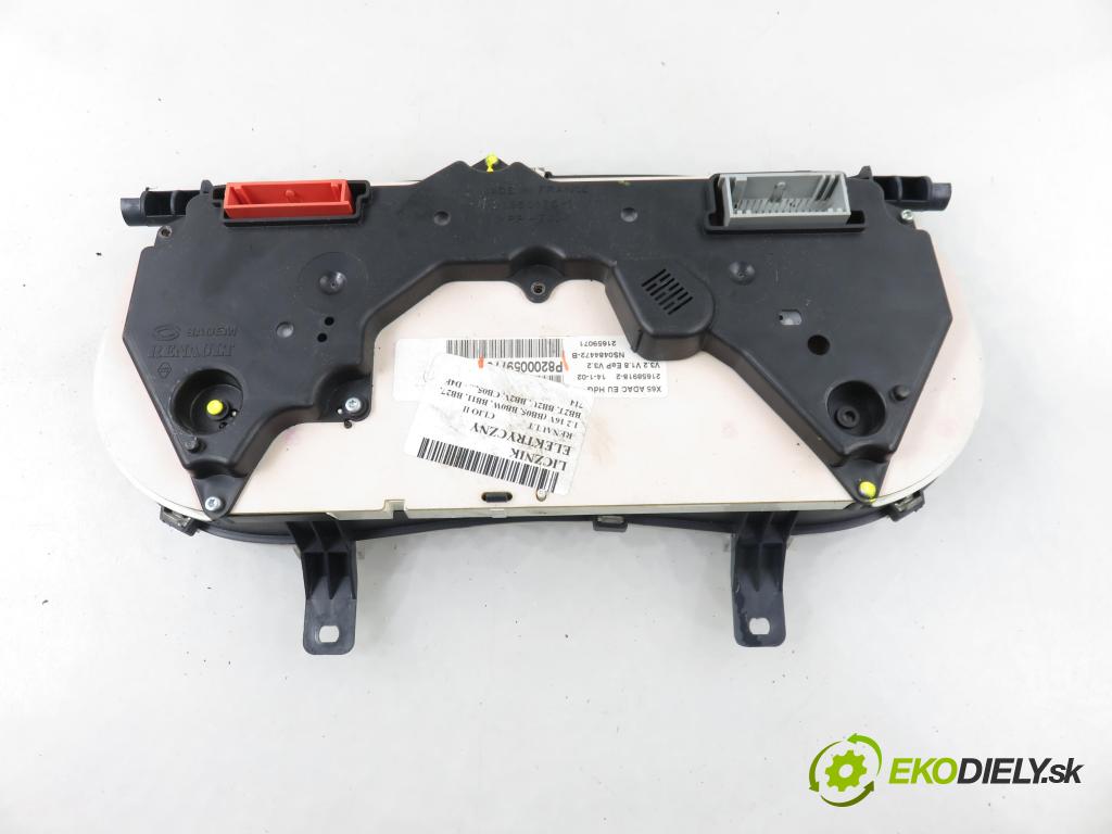 RENAULT CLIO II (BB_, CB_) HB 2002 55,00 1.2 16V (BB05, BB0W, BB11, BB27, BB2T, BB2U, BB2V, 1149,00 Prístrojovka elektrický P8200059776