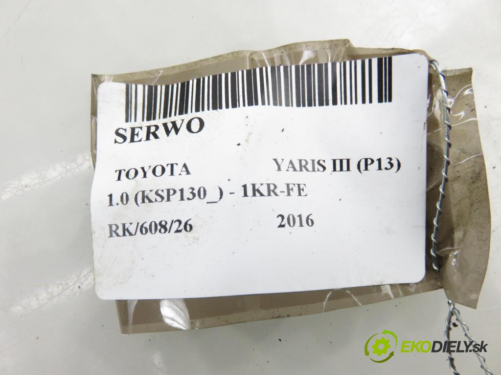 TOYOTA YARIS (_P13_) HB 2016 51,00 1.0 (KSP130_) 69 - 1KR-FE 998,00 Posilovač 472000D480A ; 03785220014 (Servočerpadlo)