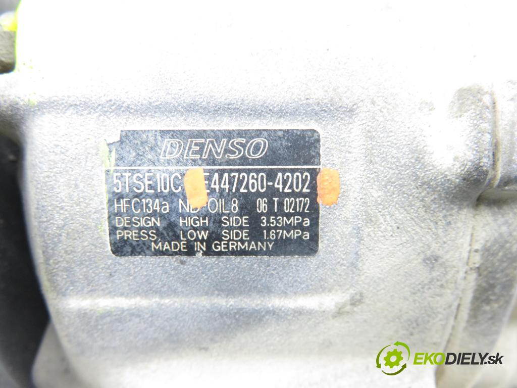 TOYOTA YARIS (_P13_) HB 2016 51,00 1.0 (KSP130_) 69 - 1KR-FE 998,00 KOMPRESOR: klimatizácie 4472604202 (Kompresor klimatizácie)