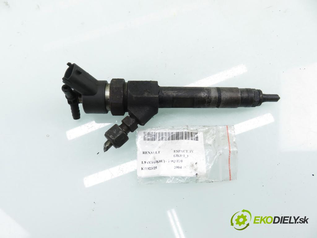 RENAULT ESPACE IV (JK0/1_) MINIVAN 2004 85,00 1.9 dCi 116 - F9Q 820 1870,00 vstrekovač 8200100272 ; 0445110110B (Vstrekovač paliva)