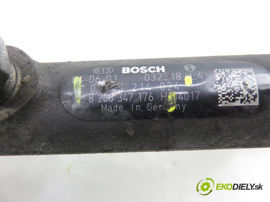 RENAULT ESPACE IV (JK0/1_) MINIVAN 2004 85,00 1.9 dCi 116 - F9Q 820 1870,00 Lišta vstrekovacia 0445214024 ; 8200347176 ; 0281002522 (Vstrekovacia lišta)