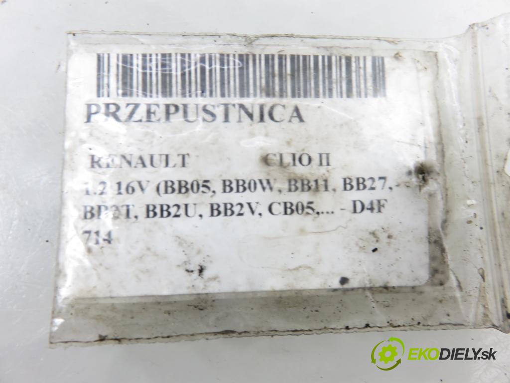RENAULT CLIO II (BB_, CB_) HB 2002 55,00 1.2 16V (BB05, BB0W, BB11, BB27, BB2T, BB2U, BB2V, 1149,00 Škrtiaca klapka 8200067219 (Škrtiaca klapka)