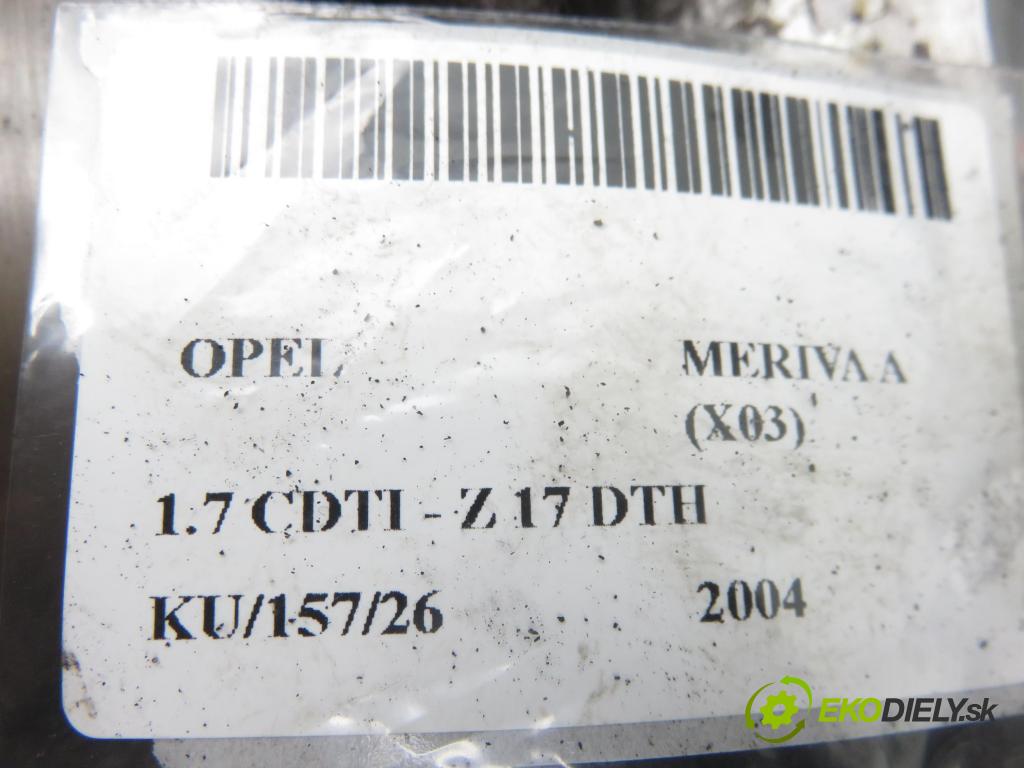 OPEL MERIVA A nadwozie wielkoprzestrzenne (MPV) (X03) HB 2004 74,00 1.7 CDTI 100 - Z 17 DTH 1686,00 Lamela kotúč brzdová predný