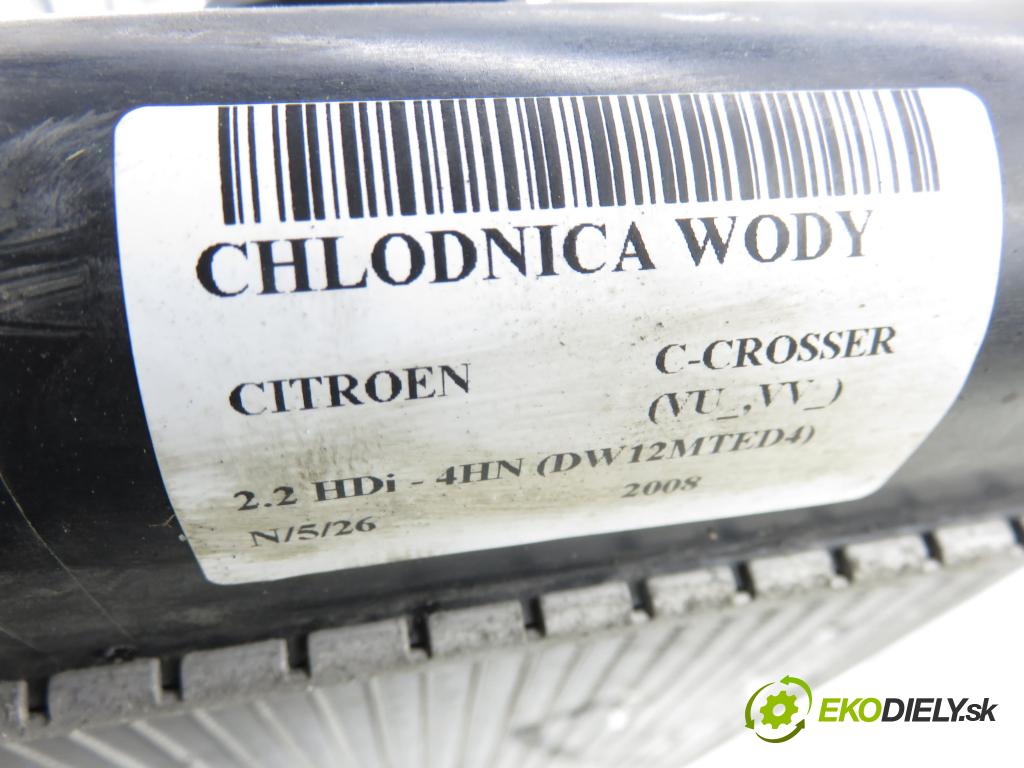 CITROEN C-CROSSER (EP_) SUV 2008 115,00 2.2 HDi 160 - 4HN (DW12MTED4) 2179,00 chladič vody