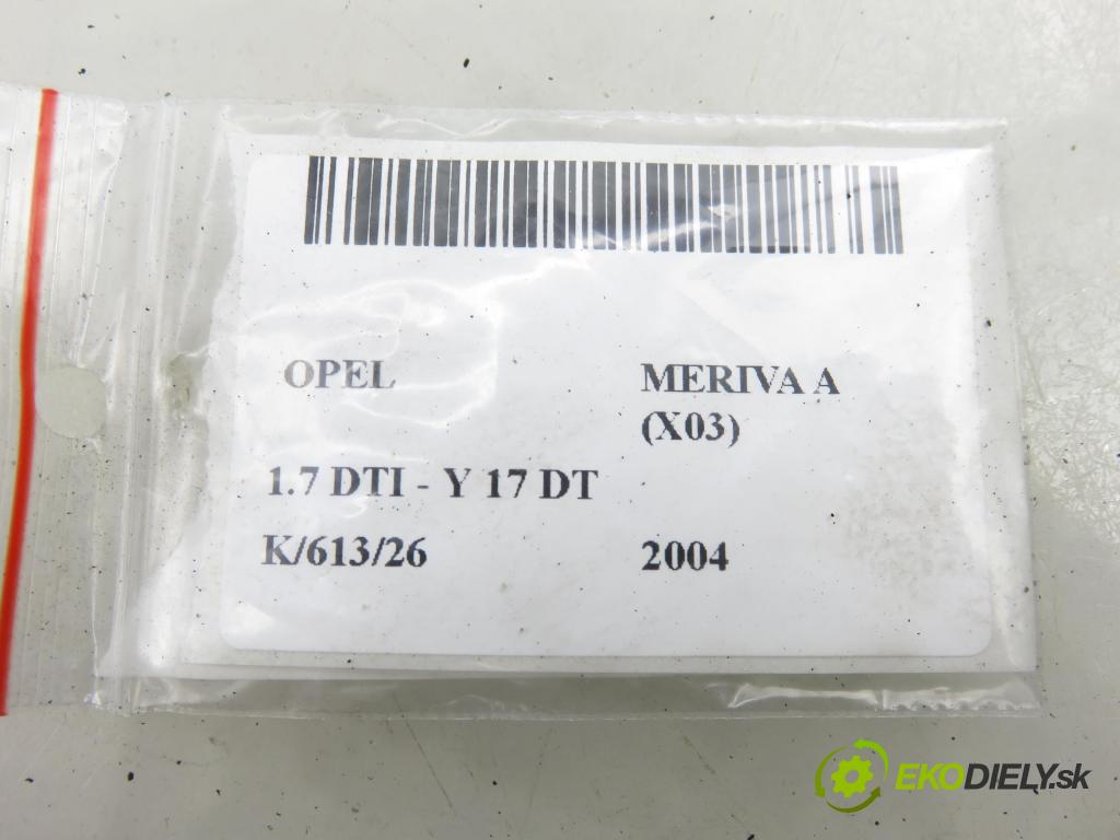 OPEL MERIVA A nadwozie wielkoprzestrzenne (MPV) (X03) HB 2004 55,00 1.7 DTI 75 - Y 17 DT 1686,00 RELÉ: JÚN: 55354141 ; 51299018A