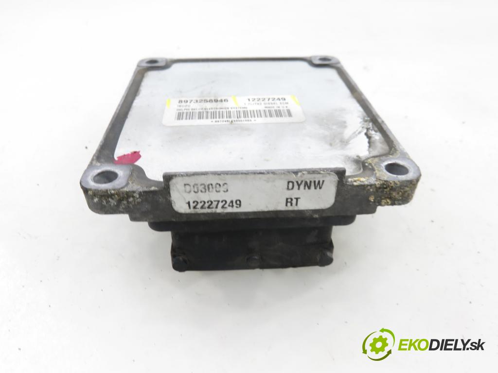 OPEL MERIVA A nadwozie wielkoprzestrzenne (MPV) (X03) HB 2004 55,00 1.7 DTI 75 - Y 17 DT 1686,00 Riadiaca jednotka Motor 8973258946 ; 12227249