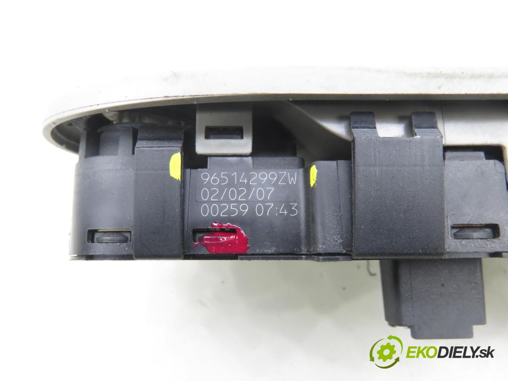 CITROEN C5 II (RC_) LIFTBACK 2007 100,00 2.0 HDi 136 - RHR (DW10BTED4) 1997,00 Panel ovládania okien 96514299ZW