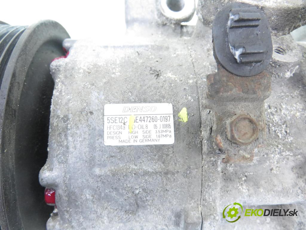 TOYOTA COROLLA Verso (ZER_, ZZE12_, R1_) VAN 2007 95,00 1.8 (ZNR11_) 129 - 1ZZ-FE 1794,00 KOMPRESOR: klimatizácie 4472600197 (Kompresor klimatizácie)