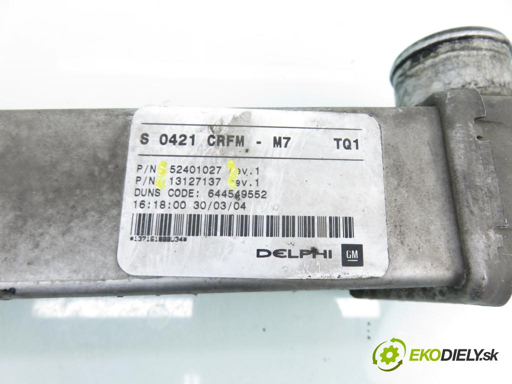 OPEL MERIVA A nadwozie wielkoprzestrzenne (MPV) (X03) HB 2004 55,00 1.7 DTI 75 - Y 17 DT 1686,00 chladič intercooler 52401027 ; 52401245 ; 13127137