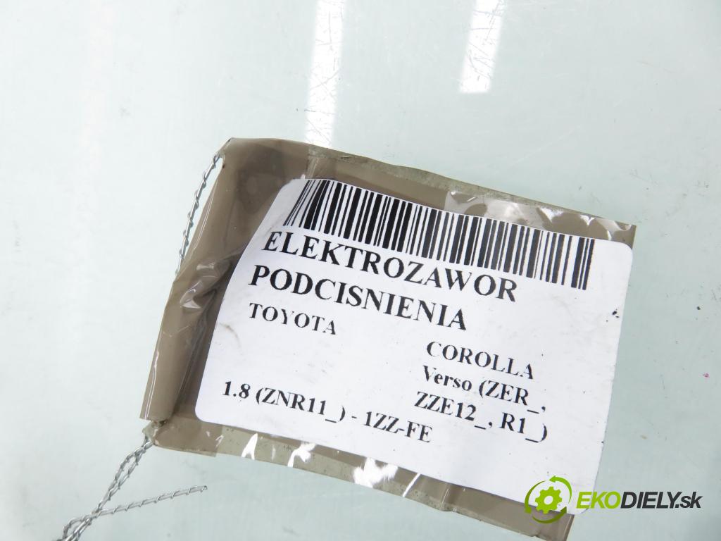TOYOTA COROLLA Verso (ZER_, ZZE12_, R1_) VAN 2007 95,00 1.8 (ZNR11_) 129 - 1ZZ-FE 1794,00 ELEKTROVENTIL: VAKUUM: 9008091231 ; HU1362002740
