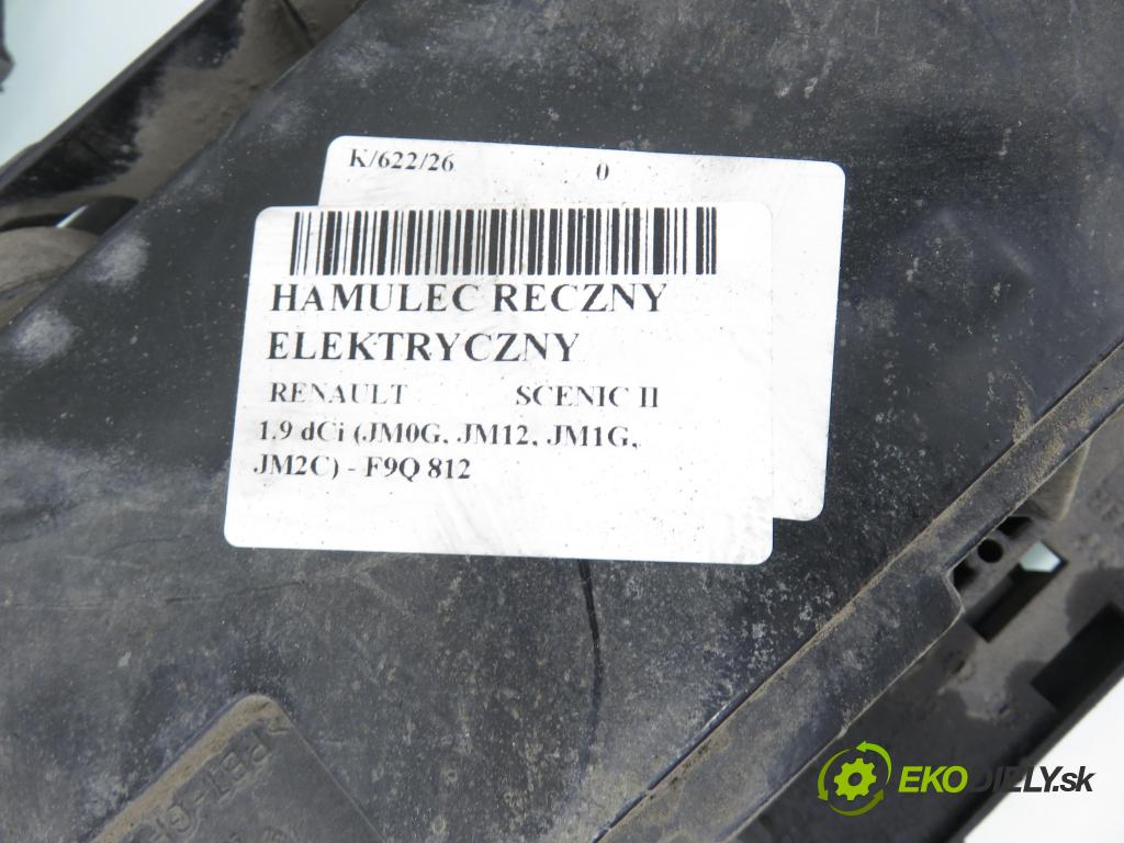 RENAULT SCENIC II (JM0/1_) MINIVAN 2003 88,00 1.9 dCi 120 - F9Q 812 1870,00 BRZDA: ručny elektrický 8200311379