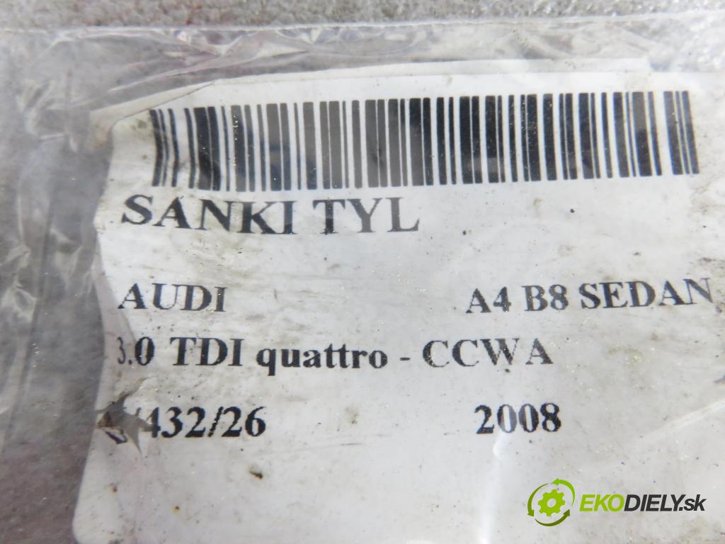 AUDI A4 (8K2, B8) SEDAN 2008 176,00 3.0 TDI quattro - CCWA 2967,00 zadné