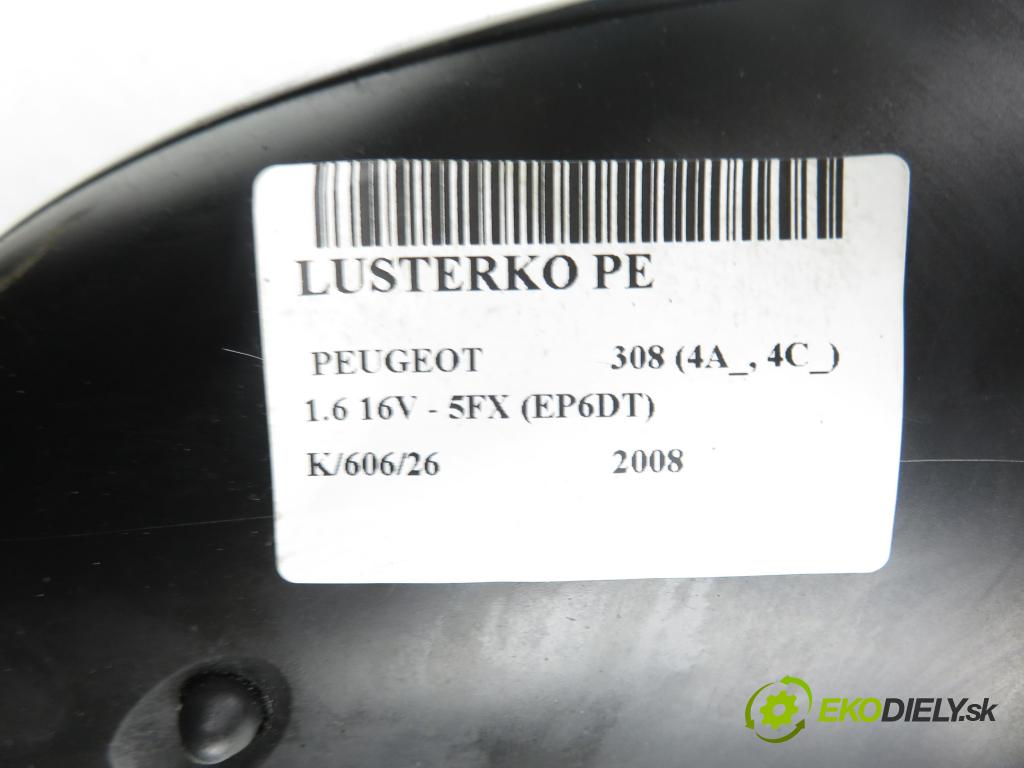 PEUGEOT 308 (4A_, 4C_) HB 2008 110,00 1.6 THP 150 - 5FX (EP6DT) 1598,00 Spätné zrkadlo