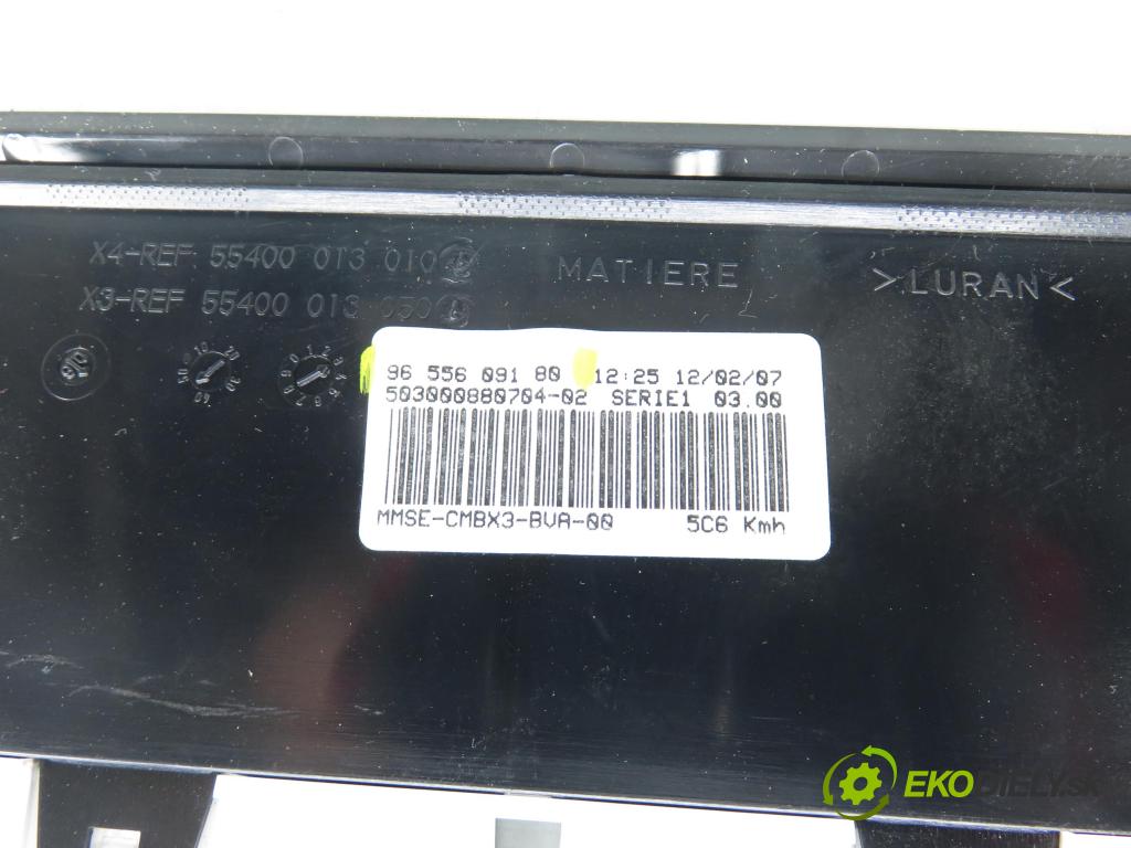 CITROEN C5 II (RC_) LIFTBACK 2007 100,00 2.0 HDi 136 - RHR (DW10BTED4) 1997,00 Prístrojovka elektrický 9655609180