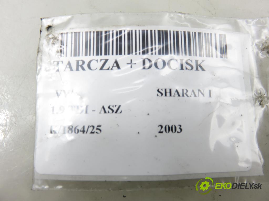 VW SHARAN (7M8, 7M9, 7M6) VAN 2003 96,00 1.9 TDI PD 130 - ASZ 1896,00 Lamela kotúč + brzdič 324030210 ; 124032110
